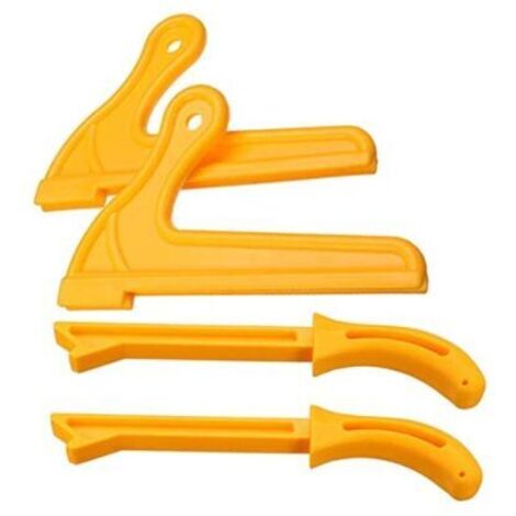 4-teiliges Holzsäge-Schiebestock-Set, Sägemehl-Handschutz