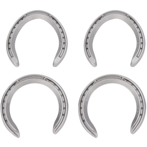 4-teiliges Hufeisen-Set aus Aluminiumlegierung, Reitwerkzeug, Ausrüstungszubehr, Typ 6
