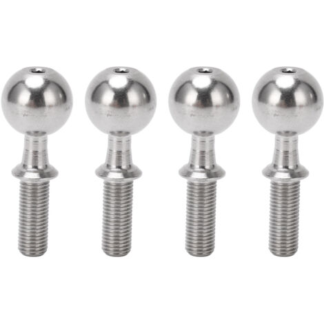 4-teiliges Kugelgelenk aus Edelstahl für ARRMA INFRACTION 6S 1/7 und TYPHON 6S 1/8, silbernes RC-Auto