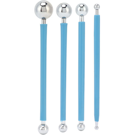 4-teiliges Metallmodellierwerkzeug-Set für selbstgemachte Kuchen- und Gebäckskulpturen