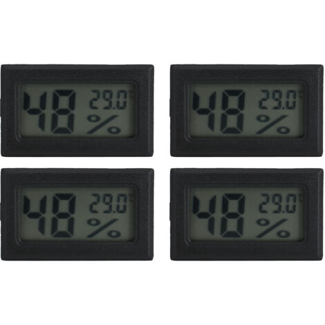 4-teiliges Mini-Digitalthermometer-Hygrometer für den Innenbereich TS-804-B