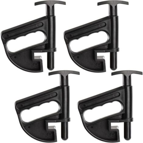 4-teiliges Reifenmontage-Set, Nylon-Reifenklemme, Felgenabzieher, Universal-Felgenschlüssel, Reifenmontagehilfe
