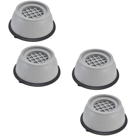 4-teiliges Set Antivibrationspads für Waschmaschinen, rutschfest und geräuschdämpfend für Waschmaschinen und Trockner – 9 cm Durchmesser
