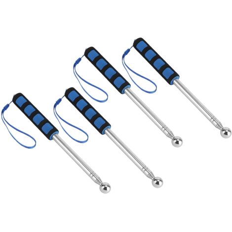 4-teiliges Set aus teleskopierbaren Stangen, langes, tragbares Probenahmewerkzeug für die Hausinspektion, 120 cm