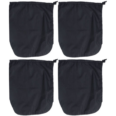 4-teiliges Set Auto-Rückspiegelabdeckungen, frostsichere Abdeckung aus 190T Polyester-Taft, schwarz