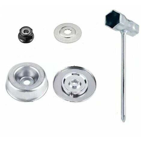 4-teiliges Set Trimmerteile und Zubehör für STIHL FS55, FS56, FS120, FS130, FS130R, FS200, FS200R und FS250 Modelle, hochwertige Metallklinge für STIHL dé Modelle