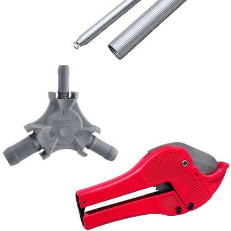 4-teiliges STARTER-Werkzeug-Set für Alu-Mehrschicht-Verbundrohr 16 x 2 mm in Verbindung mit Steckfittings