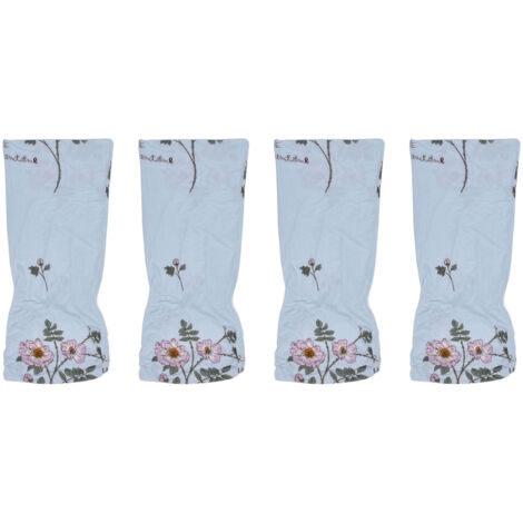 4-teiliges Stuhlhussen-Set aus hochelastischem Material, elegantes und modernes Design, staubdicht für Esszimmer, Büro, Hotel oder Bankettsaal, rosa Überwurf