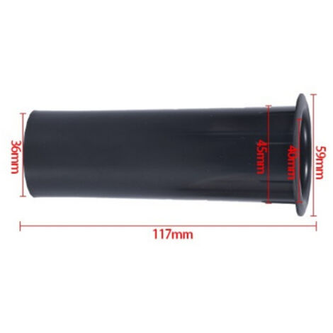 4-teiliges Subwoofer-Lautsprecher-Belüftungsrohr-Set für 4-6 Zoll Lautsprecher, Belüftungsanschlüsse mit 45-mm-Bohrung