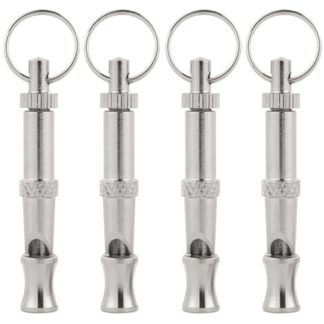 4-teiliges Ultraschall-Hundepfeifen-Set, Hochfrequenz-Hundepfeife, verstellbare Ultraschall-Trainingspfeife
