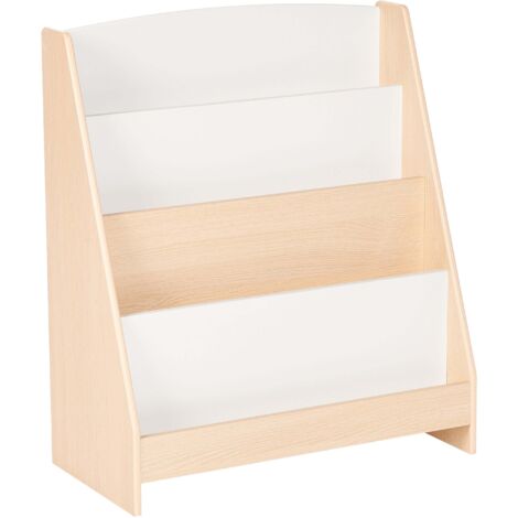 4 Tier Bookcase LILOET 70 cm Light Brown