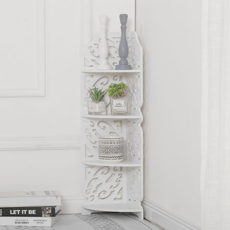 4 Tier Bookshelf Storage Unit Stand