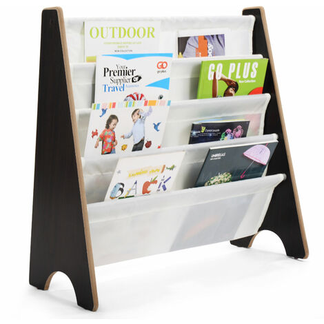 4 Tier Kids Baby Bookshelf Magazine Rack Book Storage Display Organizer Holder