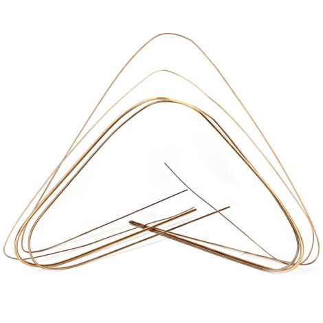 4 tiges de soudure en alliage métallique argenté, cuivre et aluminium (0.5mm, 0.7mm, 1.0mm, 1.5mm) pour fabrication de bijoux