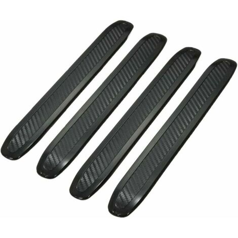 4 tiras de goma universales para parachoques de coche, protección antirozaduras, 1 unidad