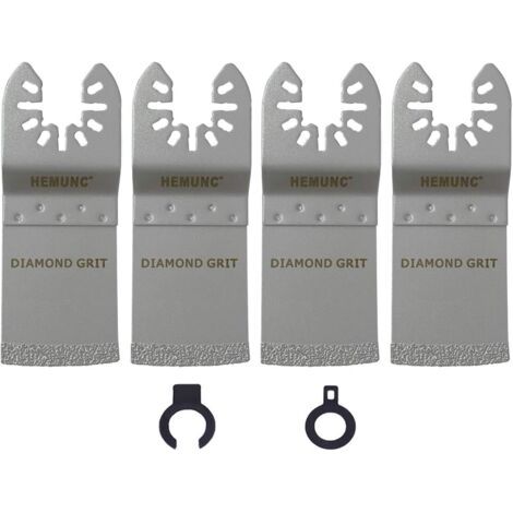 4-tlg Multitool Diamant Sägeblatt für Fliesenfugen Entfernen