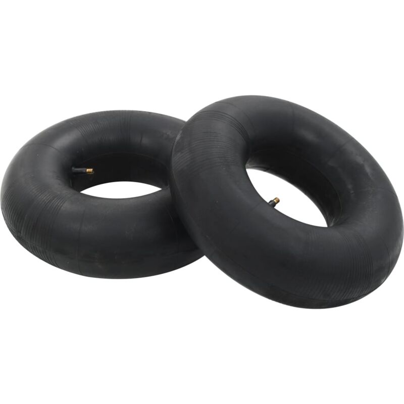 Vidaxl Schubkarrenreifen Und Schlauch 4 Stück 15x6.00-6 4pr Gummi
