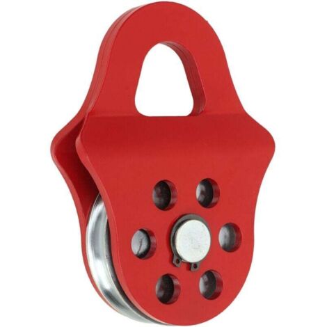 4-Tonnen-Kletterrolle, Rollenblock, Kabel bis 12 mm Durchmesser, Drahtseilzug, Seilführungswinde, Heberollen