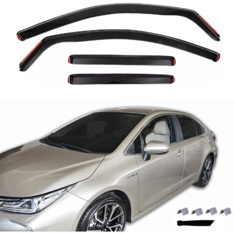 Комплект от 4бр. ветробрани за Toyota Corolla (12-Gen) Седан 2018+