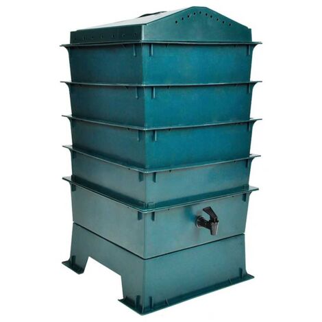 4-Tray Worm Factory 42x42x60 cm vidaXL