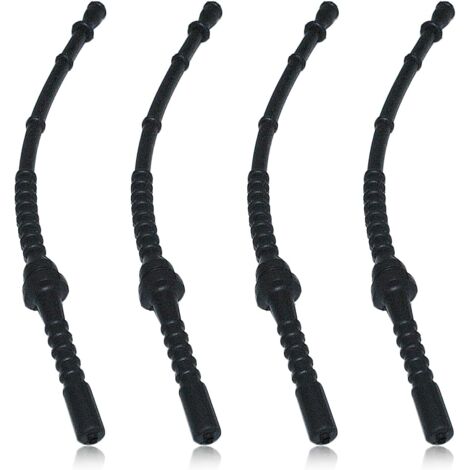 4 - Tuyau De Carburant - Kit D'alimentation - Compatible Débroussailleuse Stihl Fs120 Fs250 Fs350 - Noir - 3mm