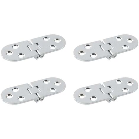 (4 uds) Bisagras plegables Bisagras de mesa Bisagras plegables para muebles Bisagras Bisagras de mesa plegables Bisagra de aleación de zinc con