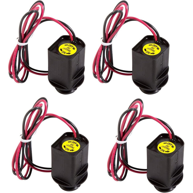 Lot de 4 Solénoïde à impulsion compact Rain Bird 9V, Solénoïde pour valves électroniques, 9 v Rain Bird K80920