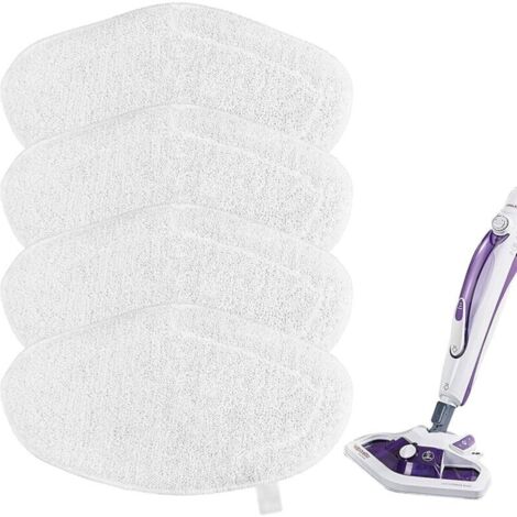 4 Vadrouilles de Rechange Lavables pour Polti Vaporetto Brosse Vaporforce PAEU0332, Lingettes Reutilisable Pour Brosse PAEU0332 Polti Vaporetto