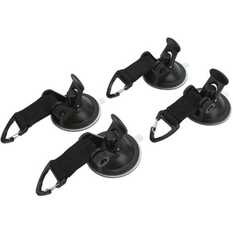 4 Ventouses Fortes pour Tente de Voiture, Grande Puissance d'Adhérence Portable pour Camping et Randonnée