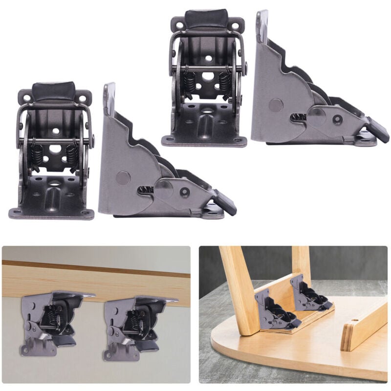 Senderpick - 4 Verrouillage extension table pieds pliable support vis
