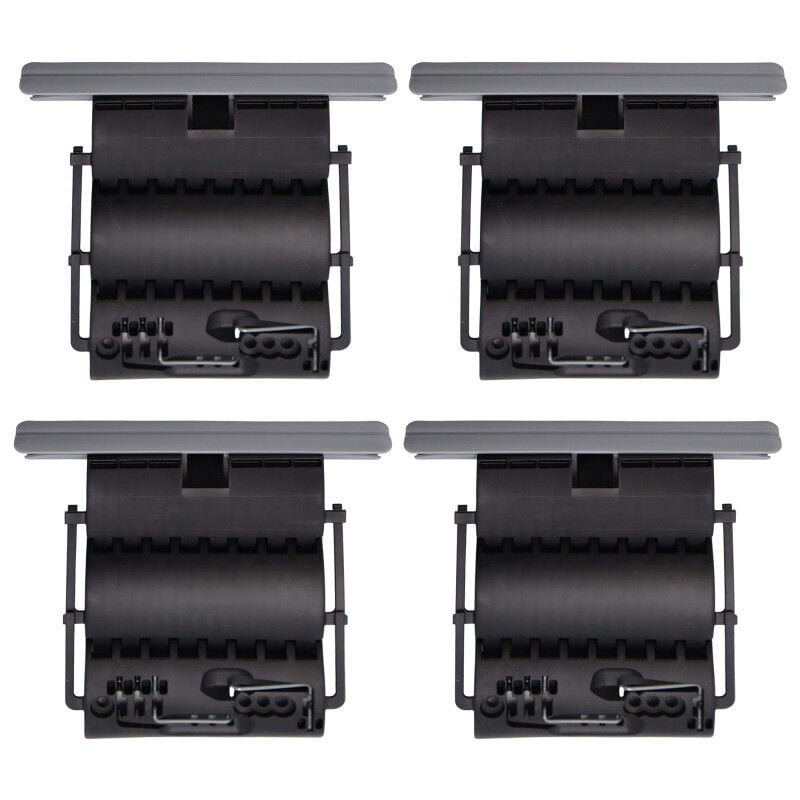 4 Attaches de Tablier, Octoclick, Ep. 8 à 15 mm, Tube octo, Verrou pour Volet Roulant