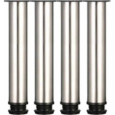 4 verstellbare 300 mm hohe Möbelfüße, verdickte Tischbeine, Möbelfüße aus Edelstahl