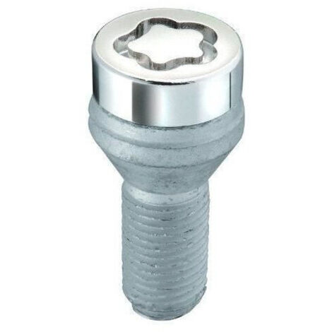 4 VIS ANTIVOL SU MCGARD M12X1.25/ 60°/ LONG. 22MM/ Ø17MM