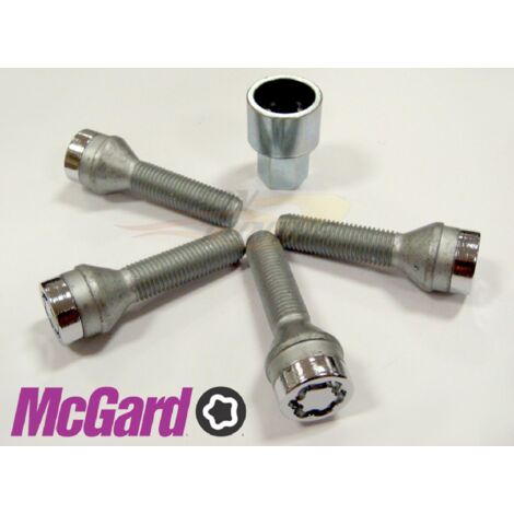 4 VIS ANTIVOL SU MCGARD M12X1.5/ 60°/ LONG. 42.1MM/ Ø17MM