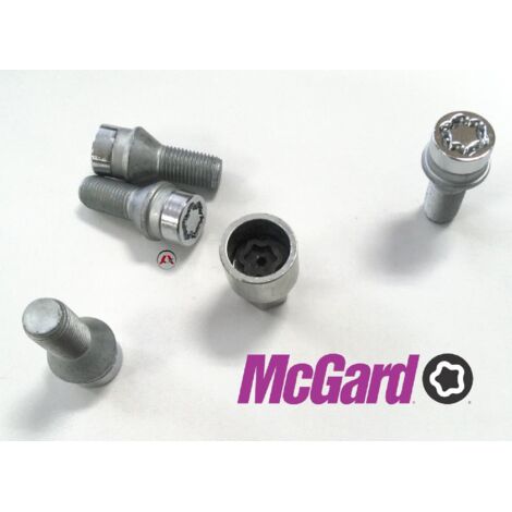 4 VIS ANTIVOL SU MCGARD M12X1.5/ R12/ LONG. 36MM/Ø17MM