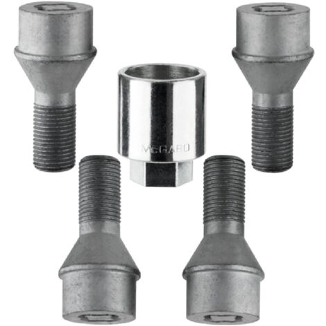 4 VIS ANTIVOL SU MCGARD M14X1.5/ 60°/ LONG. 30MM/ Ø21MM