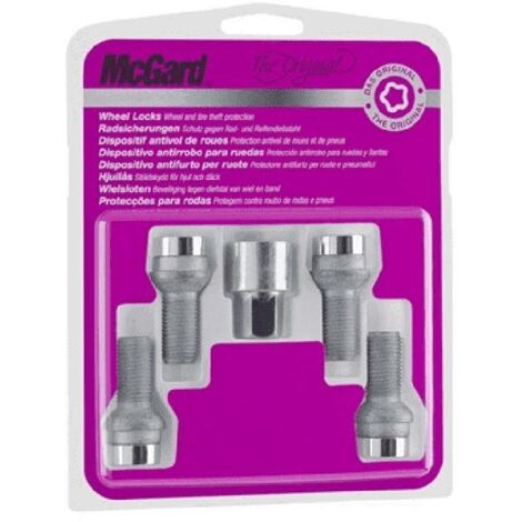 4 VIS ANTIVOL SU MCGARD M14X1.5/ R12/ LONG. 55MM/ Ø17MM