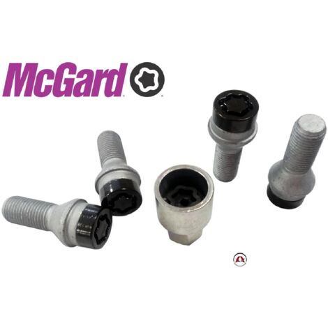 4 VIS ANTIVOL SUB MCGARD M14X1.25/ 60°/ LONG. 28.2MM/ Ø17MM