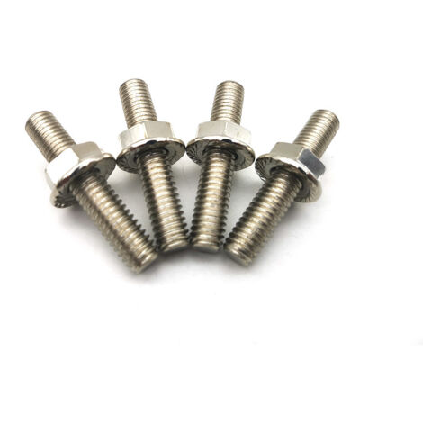 4 vis de fixation pour la partie avant du tuyau d'échappement Harley XL883 1200 X48