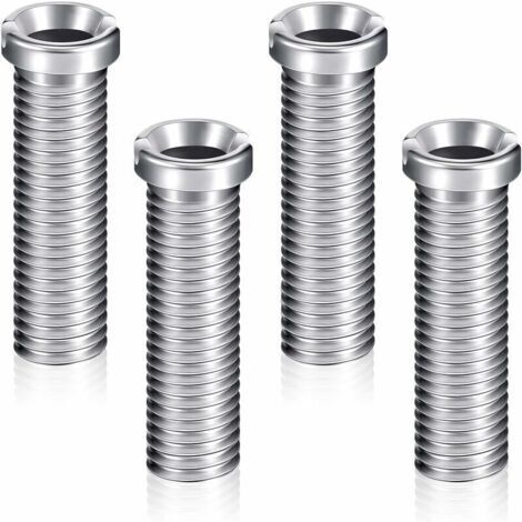 4 Vis de Panier d'Évier 45 mm Vis de Bonde en Acier Inoxydable Accessoires de Fixation Vis de Boulon d'Évier Vis de Bouchon de Crépine de Panier d'Évier pour Cuisine Lavabo