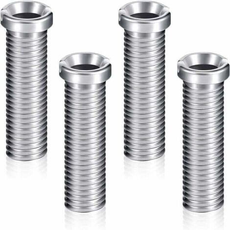 4 Vis de Panier d'Évier 45 mm Vis de Bonde en Acier Inoxydable Accessoires de Fixation Vis de Boulon d'Évier Vis de Bouchon de Crépine de Panier d'Évier pour Cuisine Lavabo