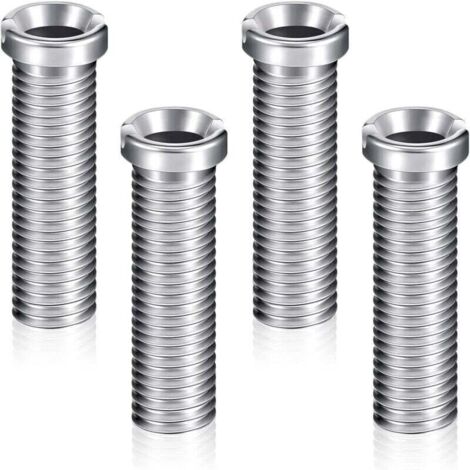 4 Vis de Panier d'Évier 45 mm Vis de Bonde en Acier Inoxydable Accessoires de Fixation Vis de Boulon d'Évier Vis de Bouchon de Crépine de Panier d'Évier pour Cuisine Lavabo