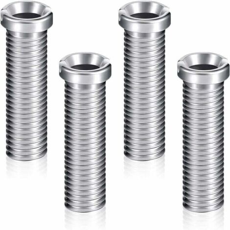 4 Vis de Panier d'Évier 45 mm Vis de Bonde en Acier Inoxydable Accessoires de Fixation Vis de Boulon d'Évier Vis de Bouchon de Crépine de Panier d'Évier pour Cuisine Lavabo