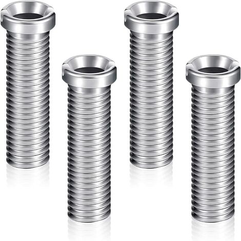 4 Vis de Panier d'Évier 45 mm Vis de Bonde en Acier Inoxydable Accessoires de Fixation Vis de Boulon d'Évier Vis de Bouchon de Crépine de Panier d'Évier pour Cuisine Lavabo——Adélala