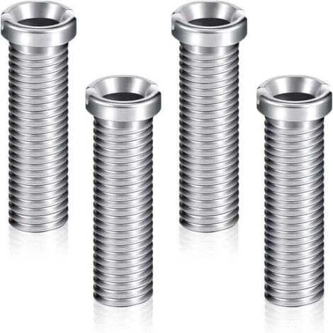 4 viti per cestello del lavandino da 45 mm, viti di scarico in acciaio inossidabile, accessori di fissaggio, viti per bulloni del lavandino, viti per tappi