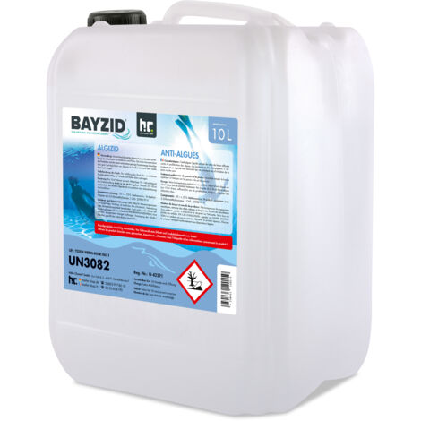 4 x 10 Liter BAYZID® Algenvernichter für Pools in Kanistern