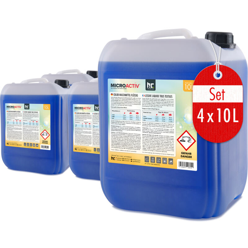 4 x 10 Litre Lessive liquide