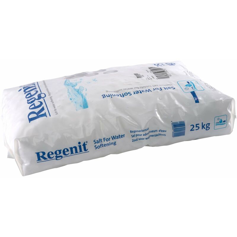 4 x 25 kg Comprimés de sel évaporé Regenit pour la régénération des adoucisseurs d'eau