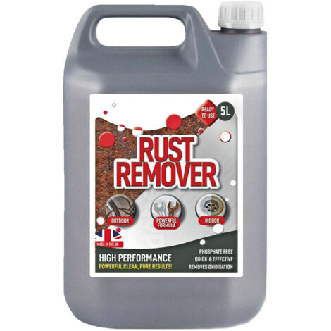 4 x 5L Ready To Use Rust Remover Removes Rust Back To Bare Metal