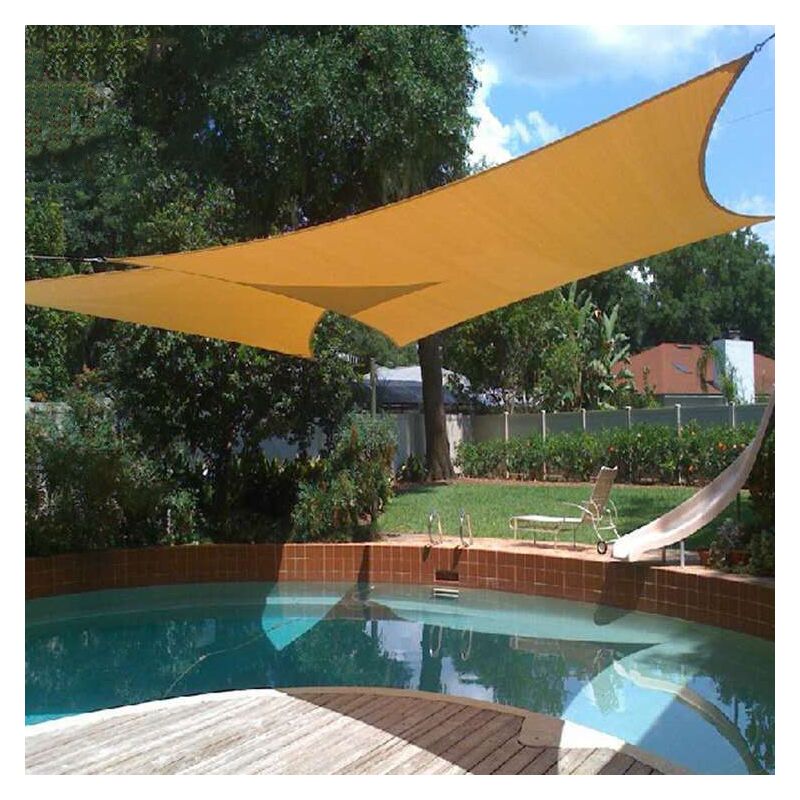 4 x 6 m - Auvents extérieurs imperméables de protection uv pour terrasse de jardin